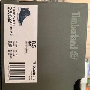 Garrison Trail Waterproof Mid Hiker Black Mesh Timberlands